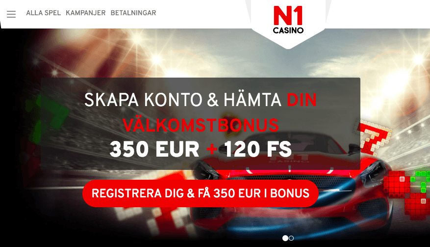 N1 Casino, ett av många nya casinon som lanserats under 2018 