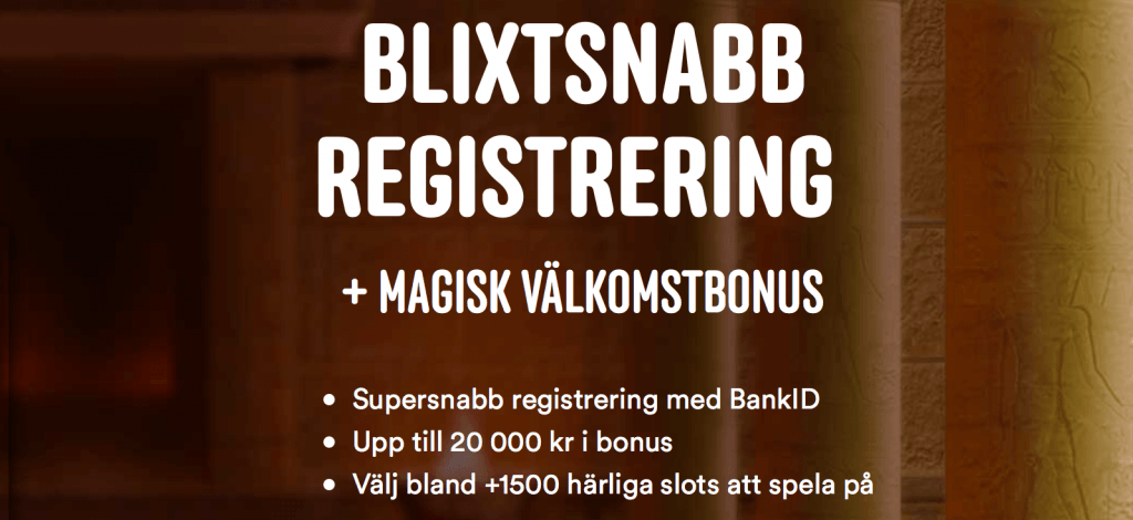 Registrering med BankID hos Casumo