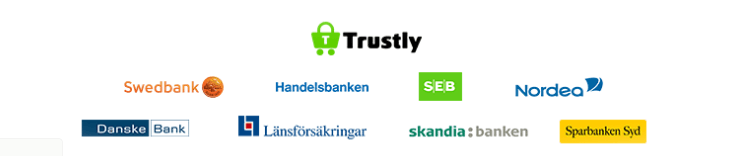 trustly sammarbetar med svenska internetbanker