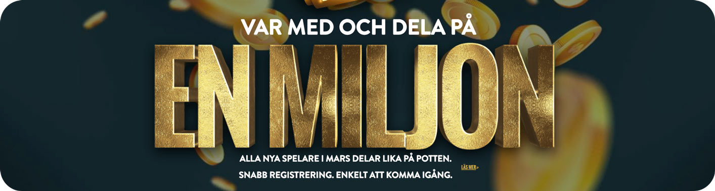 Var med och dela på en miljon kr - No Account Casino