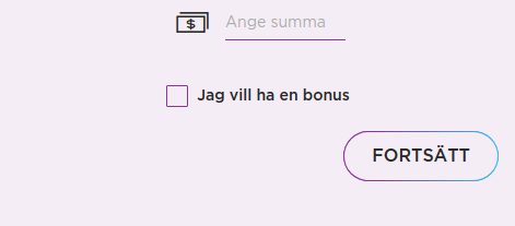 bonusruta insättning screenshot