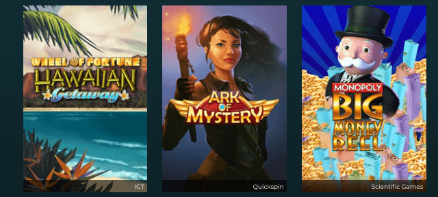 Slots hos Rolla Casino