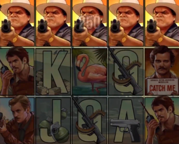 Narcos slot symboler